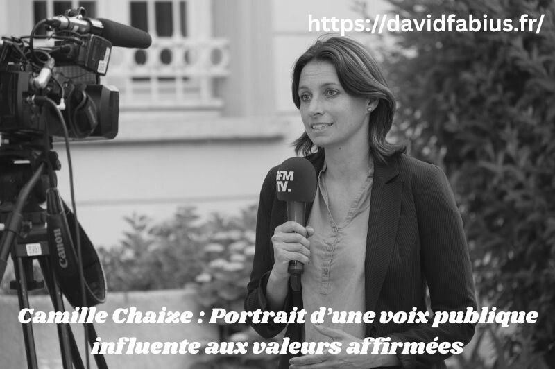 Camille Chaize : Portrait d’une voix publique influente aux valeurs affirmées Camille Chaize