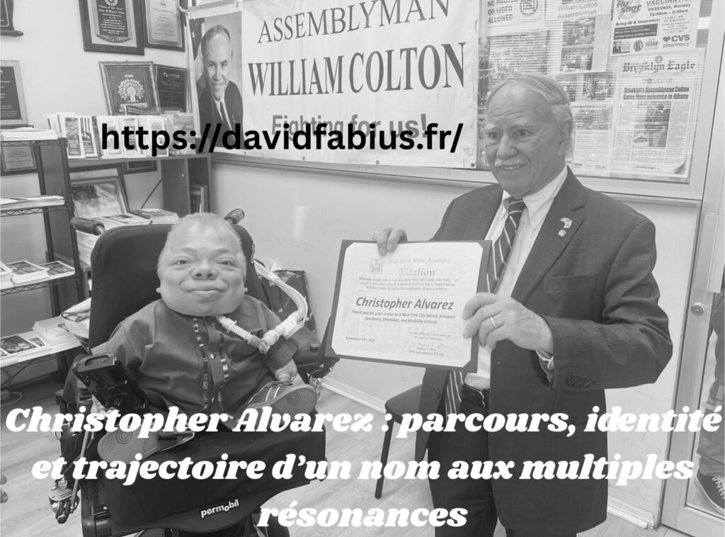 Christopher Alvarez : parcours, identité et trajectoire d’un nom aux multiples résonances Christopher Alvarez