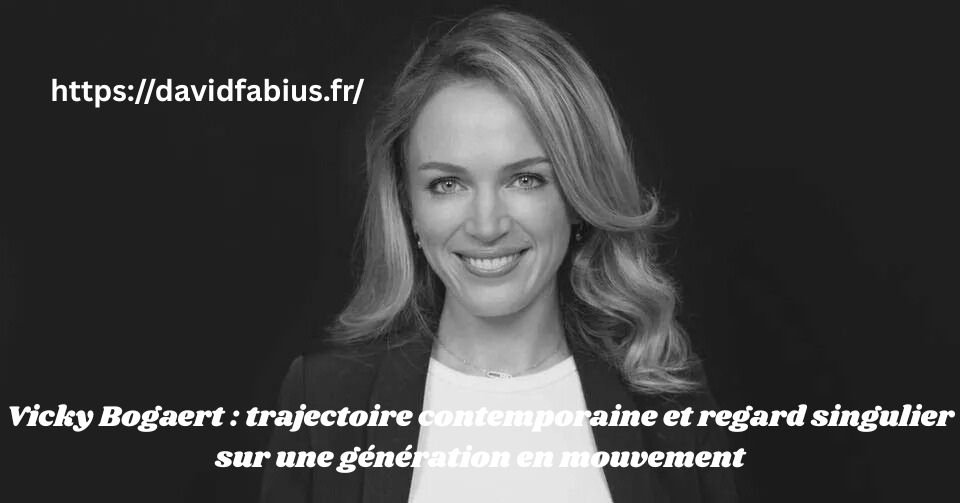 Vicky Bogaert : trajectoire contemporaine et regard singulier sur une génération en mouvement Vicky Bogaert