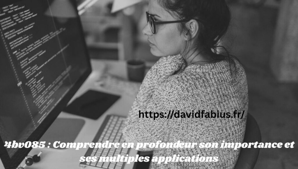 4bv085 : Comprendre en profondeur son importance et ses multiples applications 4bv085
