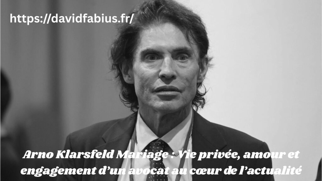 Arno Klarsfeld Mariage