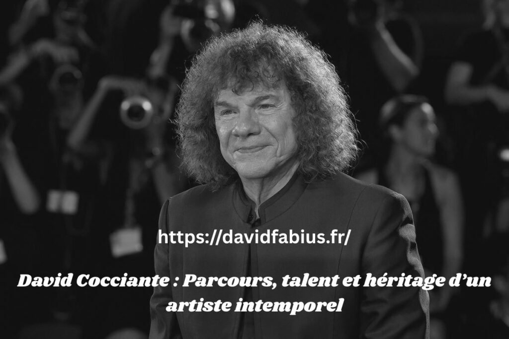 David Cocciante : Parcours, talent et héritage d’un artiste intemporel David Cocciante